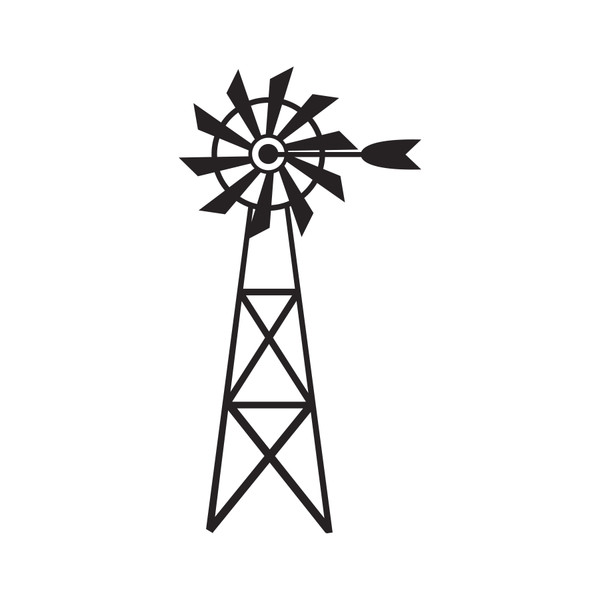 Windmill SVG Cut File