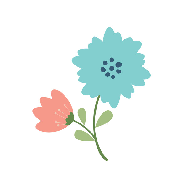 Flowers #2 SVG Cut File