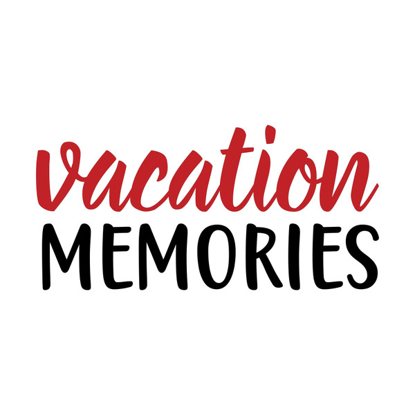 Vacation Memories SVG Cut File