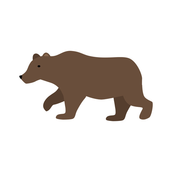 Brown Bear SVG Cut File