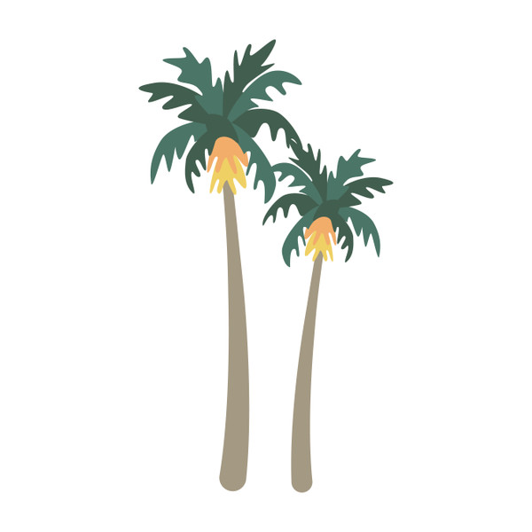 Palm Trees #2 SVG Cut File