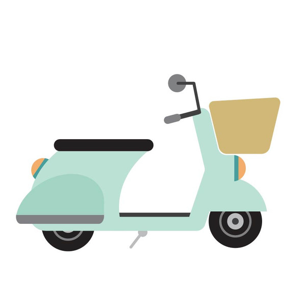 Scooter SVG Cut File
