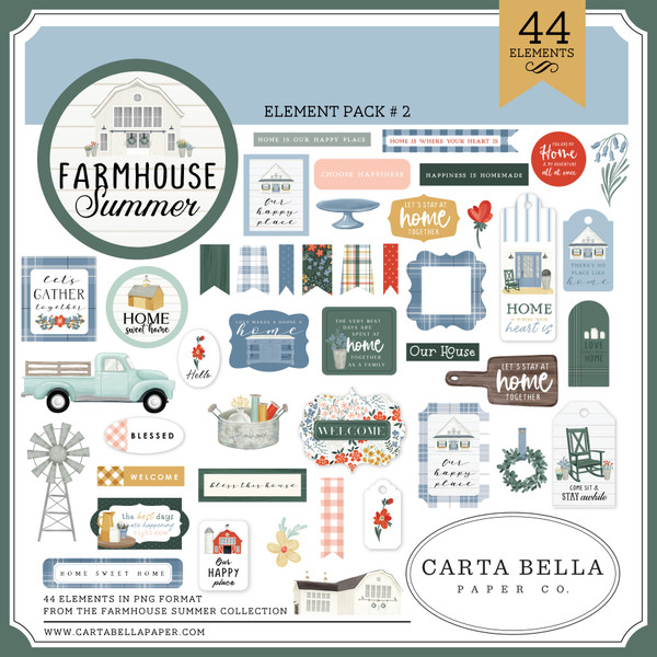 Farmhouse Summer Element Pack #2