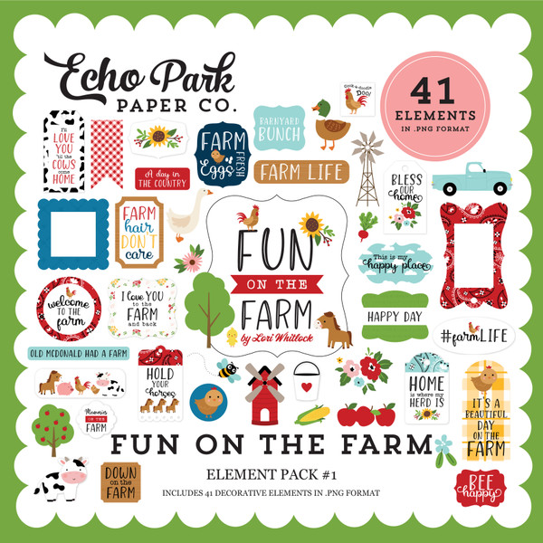 Fun On The Farm Element Pack #1