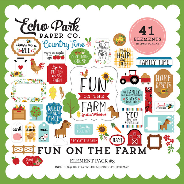 Fun On The Farm Element Pack #3