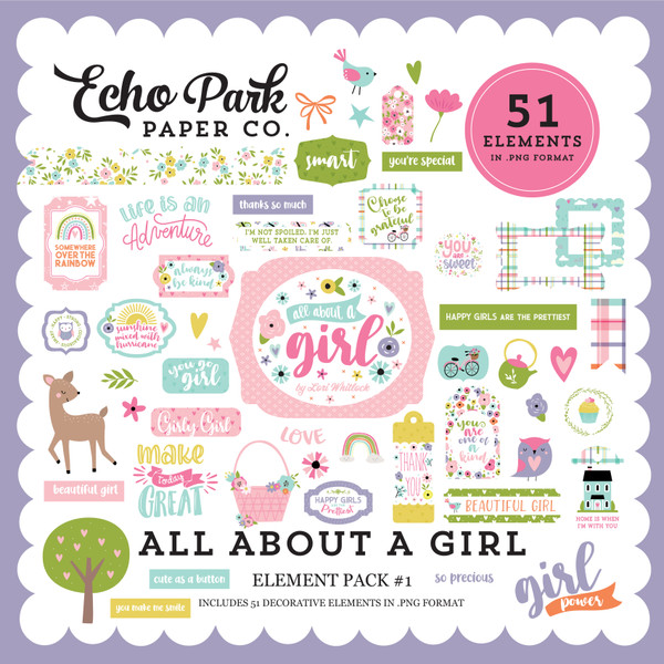 All About A Girl Element Pack #1