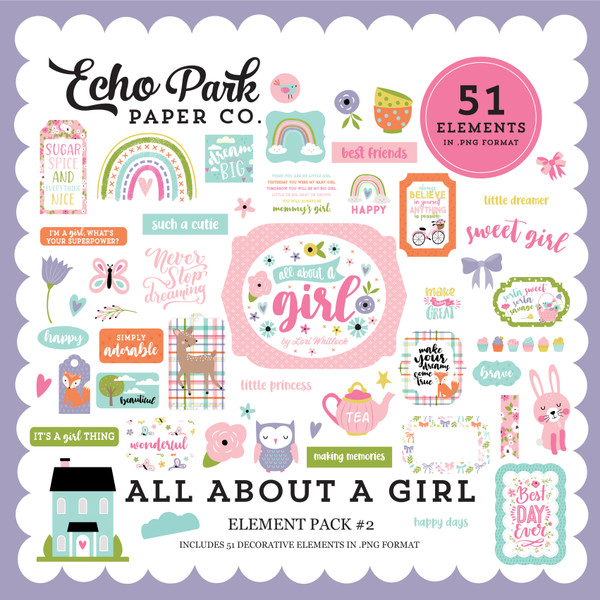 All About A Girl Element Pack #2