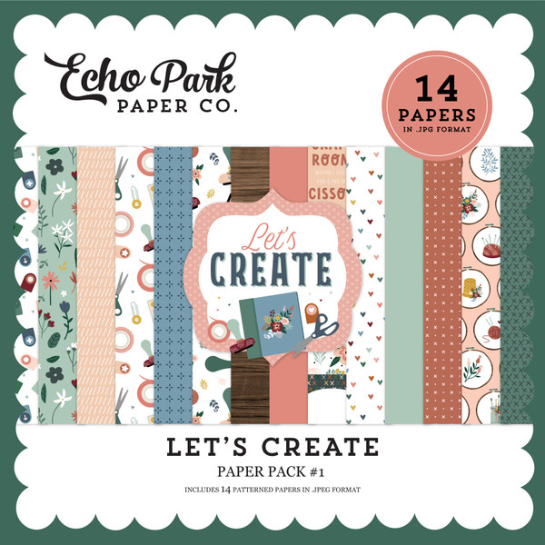 Let's Create Paper Pack #1