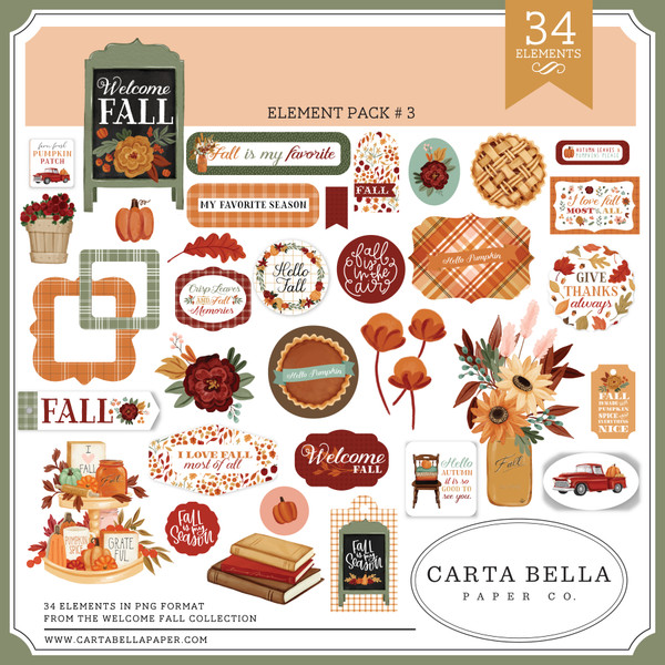 Welcome Fall Element Pack #3