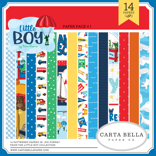 Little Boy Paper Pack #1