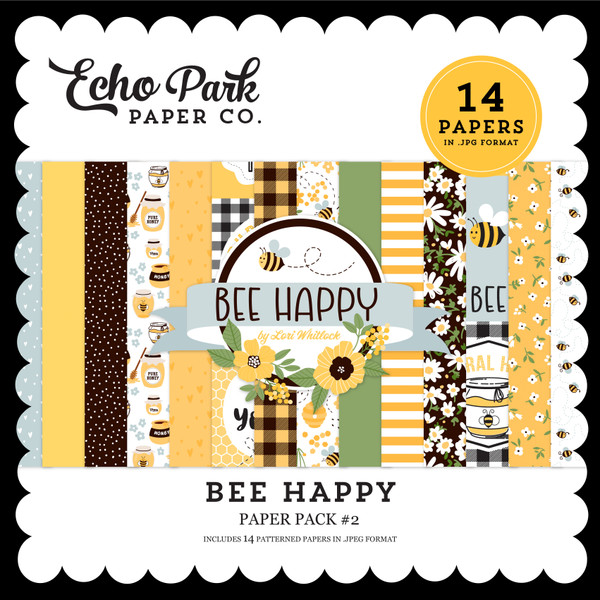 Bee Happy Paper Pack #2