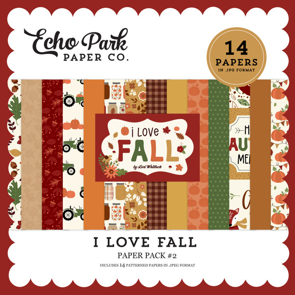 I Love Fall Paper Pack #2