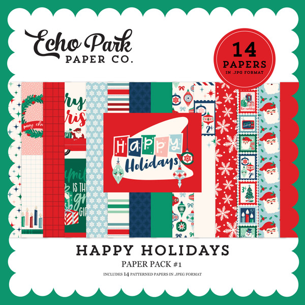 Happy Holidays Paper Pack #1