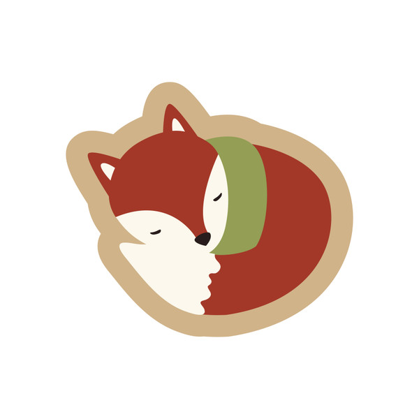 Sleeping Fox SVG Cut File