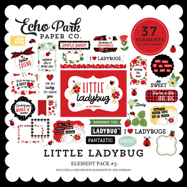 Little Ladybug  Element Pack #3