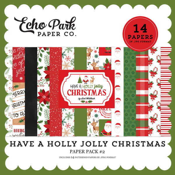 Have A Holly Jolly Christmas Paper Pack #2