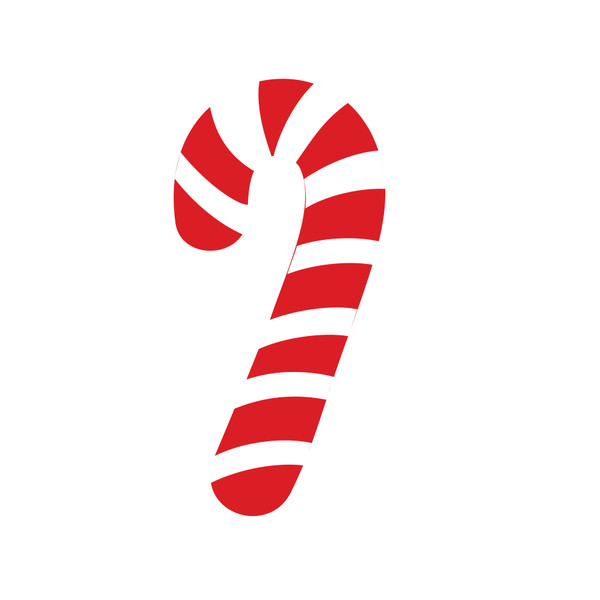 Candy Cane 2 SVG Cut File