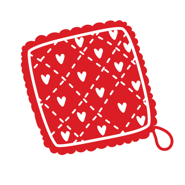 Oven Pad SVG Cut File