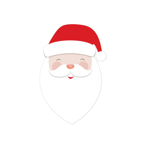 Santa Face SVG Cut File