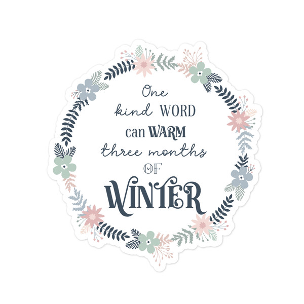 Kind Word Print and Cut File