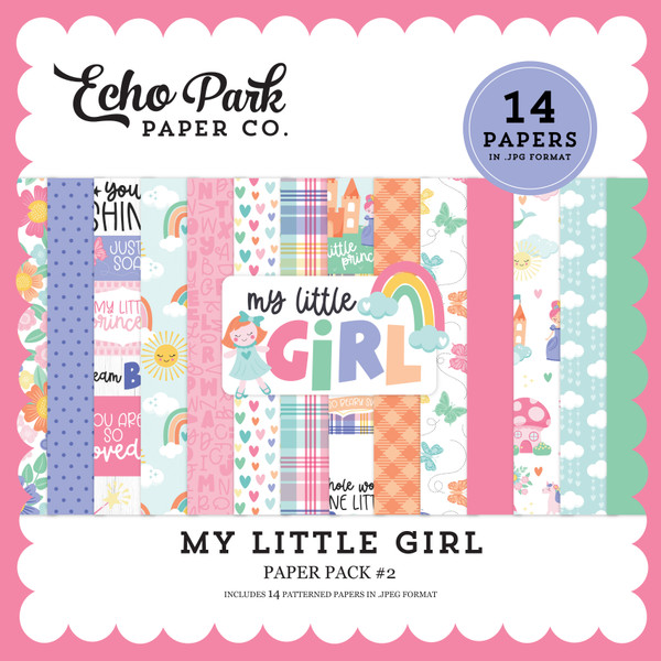 My Little Girl Paper Pack #2