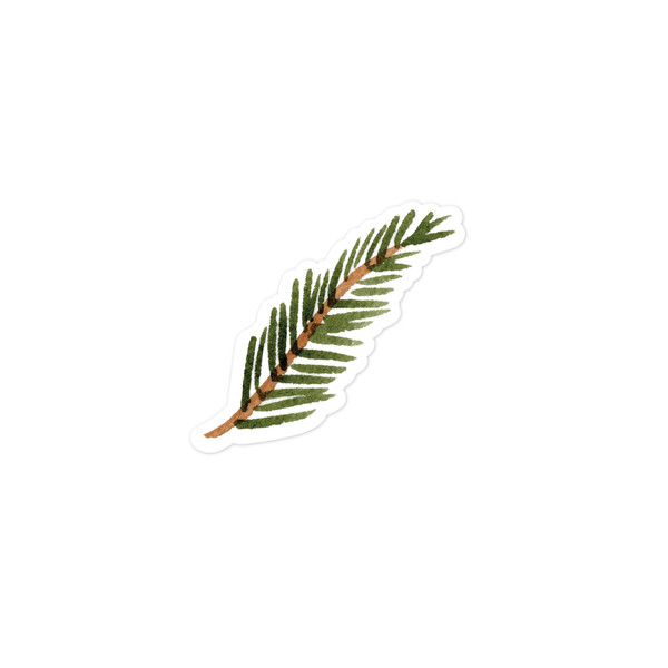 Green Fir Branch Print & Cut File