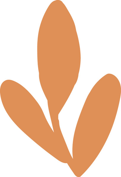 Orange Fall Leaf SVG Cut File