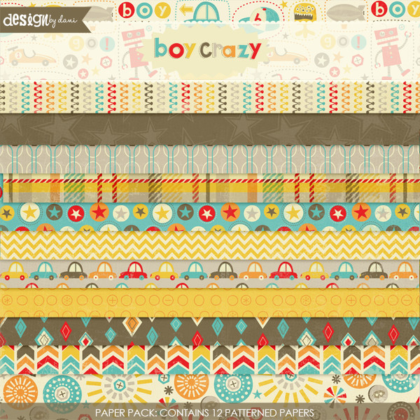 Boy Crazy Paper Pack