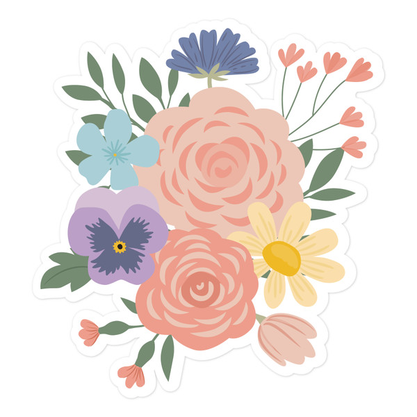 Floral Print & Cut File