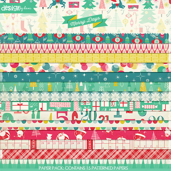 Merry Days Paper Pack