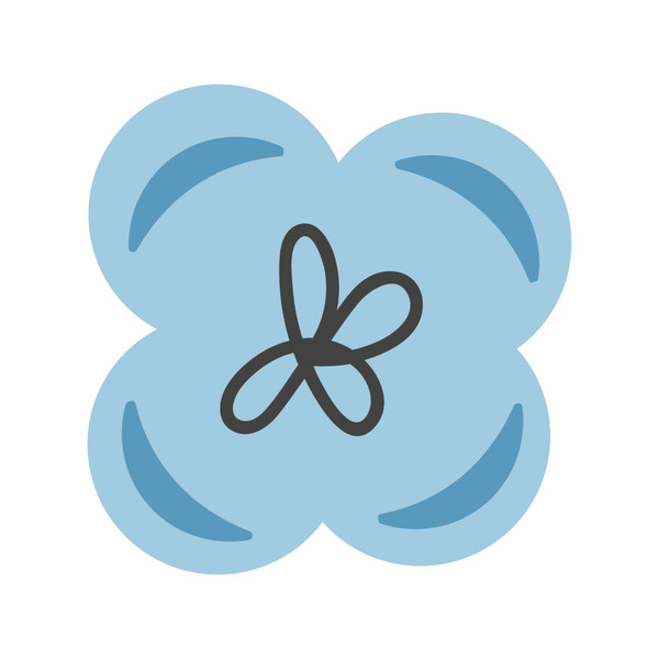 Blue Flower 2 SVG Cut File