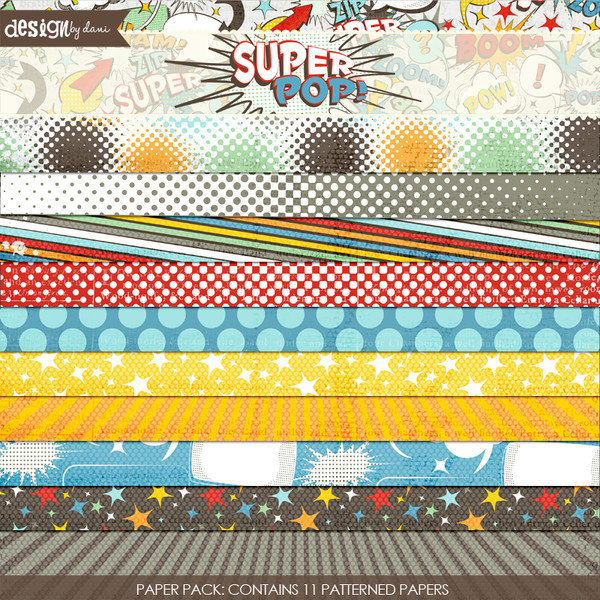 Super Pop Paper Pack