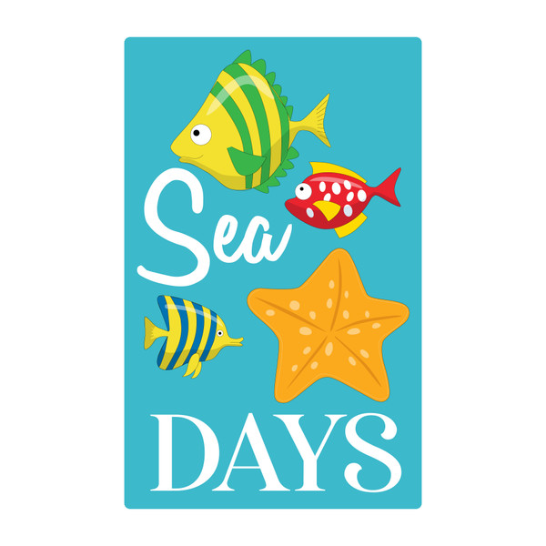 Sea Days Print & Cut File