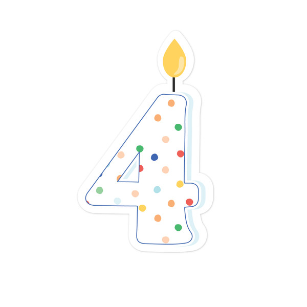 Four Candle Print & Cut File