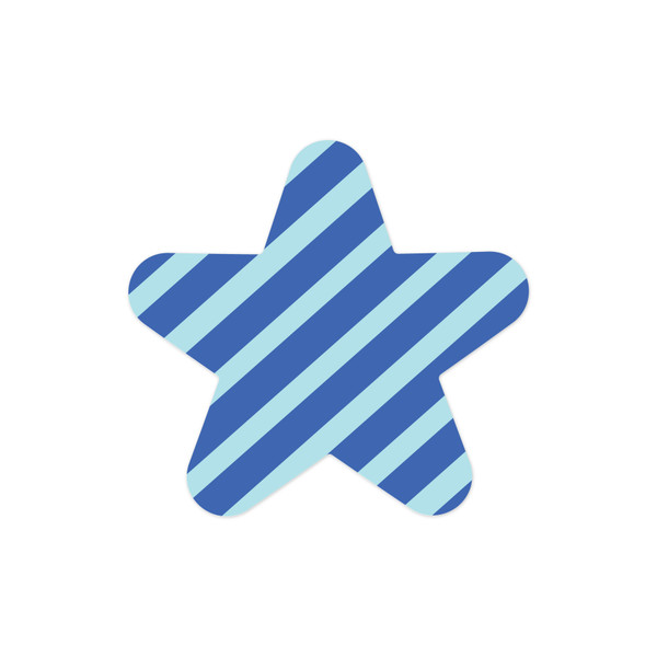 Blue Striped Star Print & Cut File