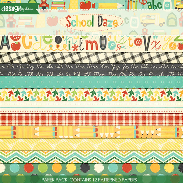 School Daze Paper Pack