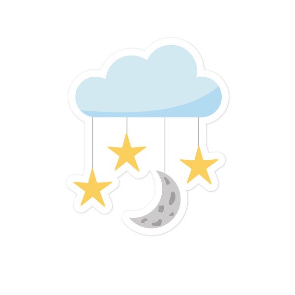 Stars and Moon Print & Cut File