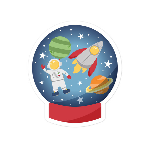 Space Globe  Print & Cut File