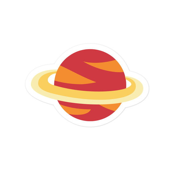 Planet With Rings Print & Cut File