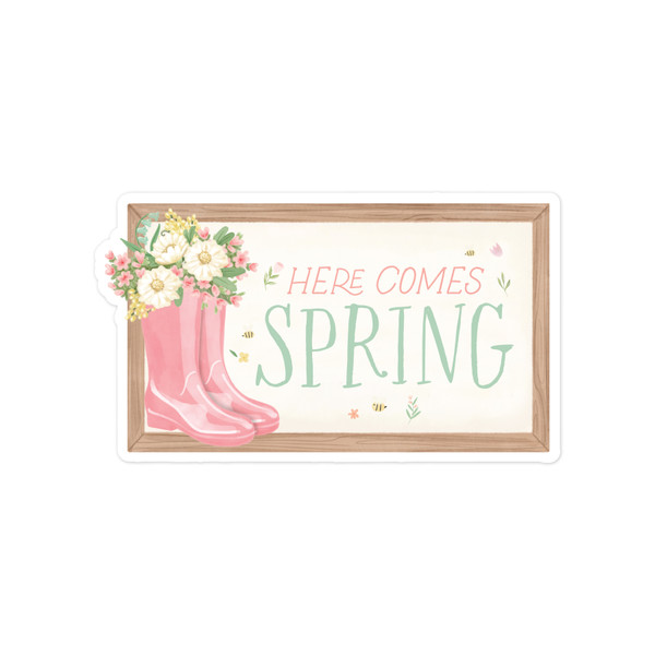Here Comes Spring Print & Cut File