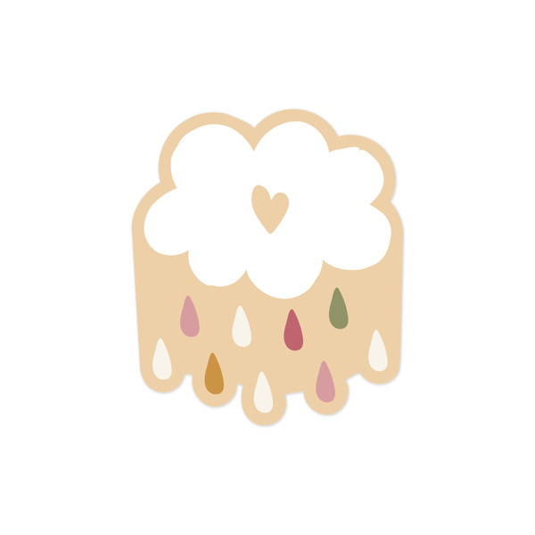 Rain Cloud Print & Cut File