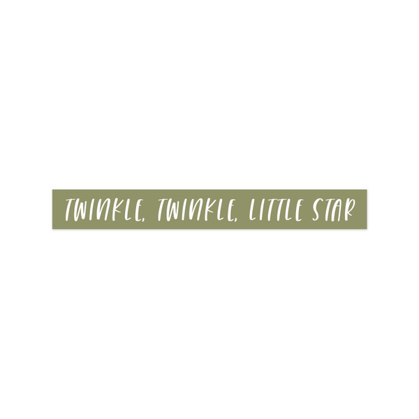 Twinkle Twinkle Little Star Print & Cut File