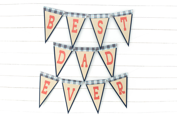 Best Dad Banner SVG Cut File