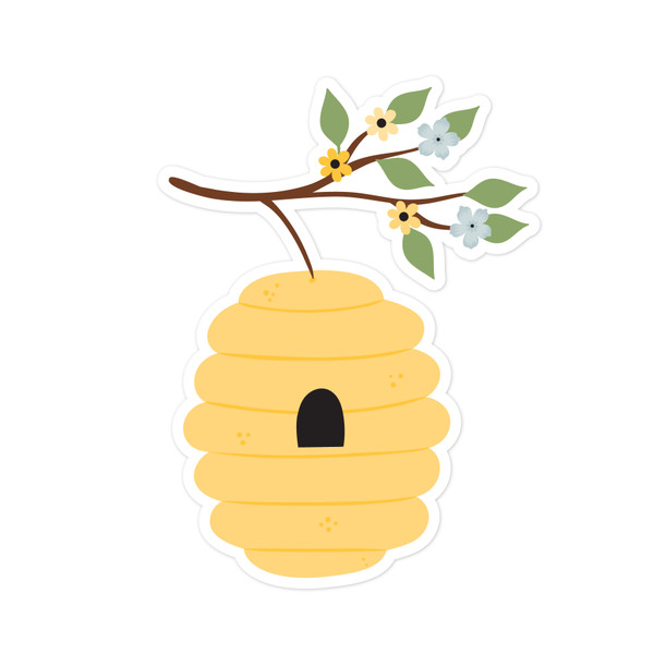 Hive on Branch Print & Cut File