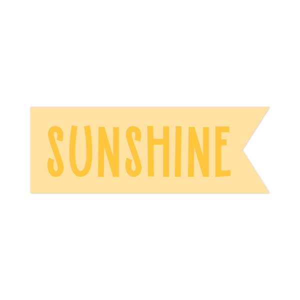 Sunshine Flag Print & Cut File