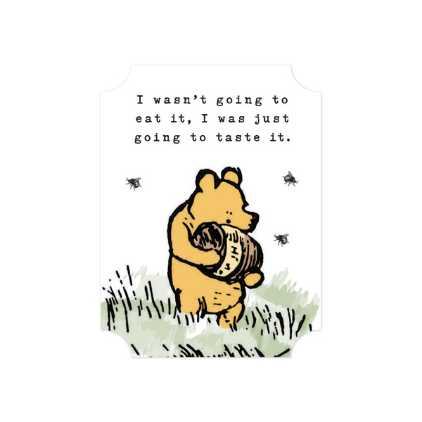 Pooh Eating Honey Print & Cut File