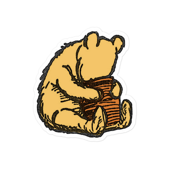 Pooh and Honey Print & Cut File