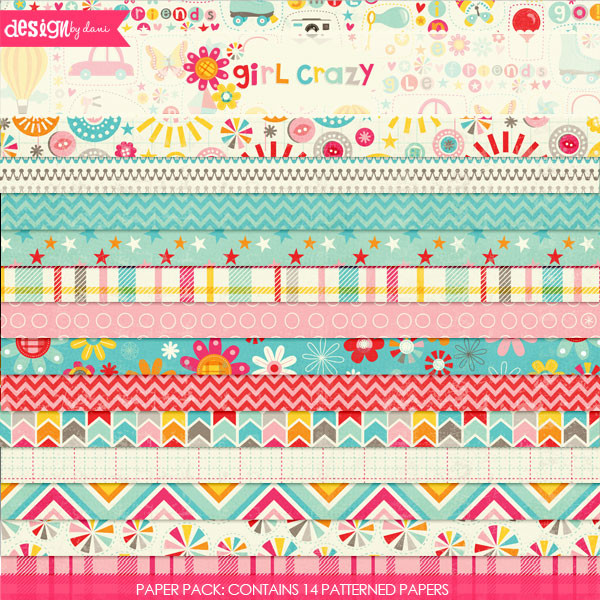 Girl Crazy Paper Pack