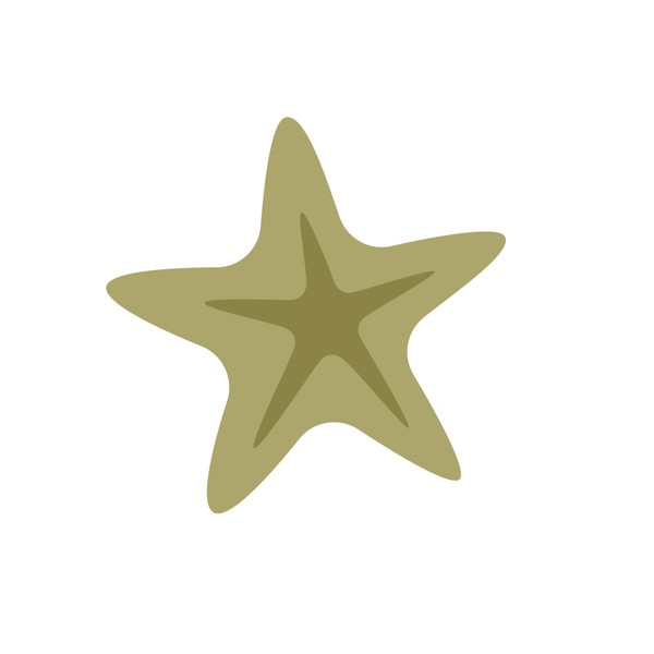 Starfish SVG Cut File