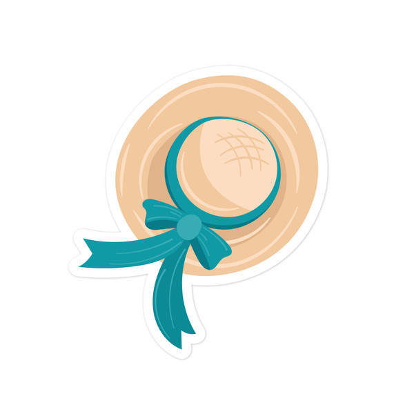 Summer Hat Print & Cut File